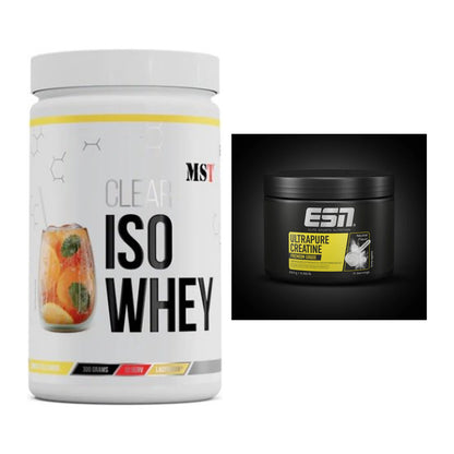 Muskelaufbau-Set: MST Iso Clear + ESN Ultrapure Creatine Monohydrate – alle enthaltenen Artikel