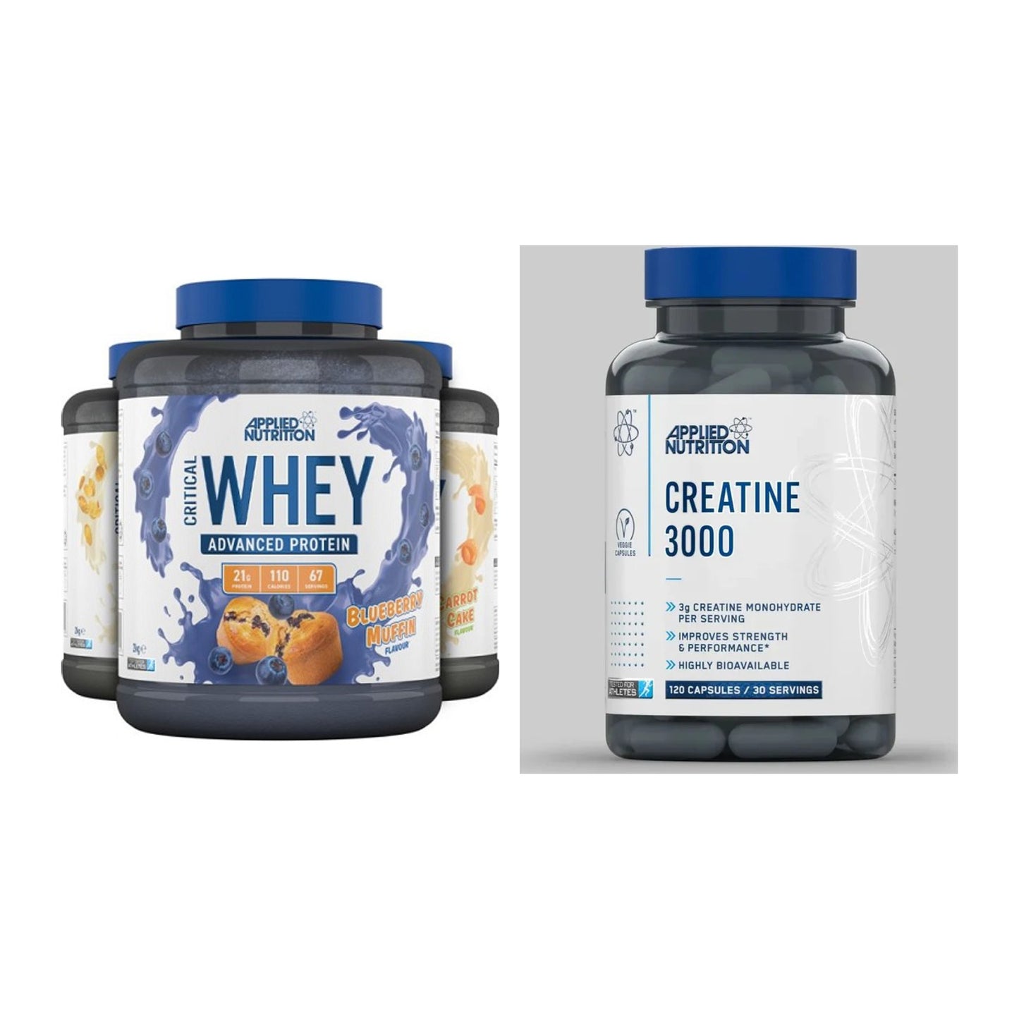 Muskelaufbau-Set: Applied Nutrition Critical Whey + 1 weitere – alle enthaltenen Artikel