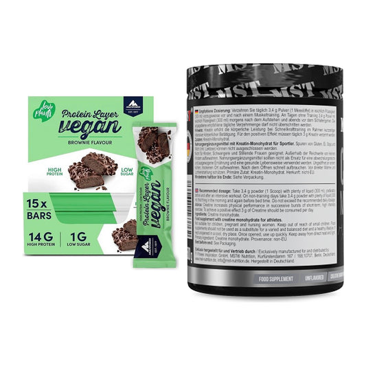 Muskelaufbau-Set: Multipower Vegan Protein + MST Creatin Monohydrate – alle enthaltenen Artikel