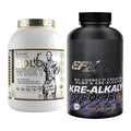 Muskelaufbau-Set: Kevin Levrone Gold Whey + EFX Kre-Alkalyn Nitro – alle enthaltenen Artikel