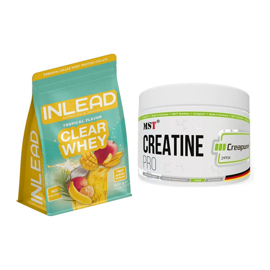 Muskelaufbau-Set: INLEAD Clear Whey Isolate + MST Creatin Pro CREAPURE – alle enthaltenen Artikel