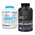 Muskelaufbau-Set: BioTech 100% Pure Whey + EFX Kre-Alkalyn Nitro – alle enthaltenen Artikel