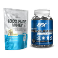 Muskelaufbau-Set: BioTech 100% Pure Whey + EFX Kre-Alkalyn Hardcore – alle enthaltenen Artikel
