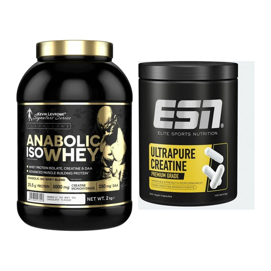 Muskelaufbau-Set: Kevin Levrone Anabolic + ESN Ultrapure Creatine – alle enthaltenen Artikel