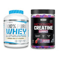 Muskelaufbau-Set: BioTech 100% Pure Whey + Weider Micronized – alle enthaltenen Artikel