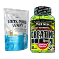 Muskelaufbau-Set: BioTech 100% Pure Whey 400g + Weider Creatin HCL – alle enthaltenen Artikel