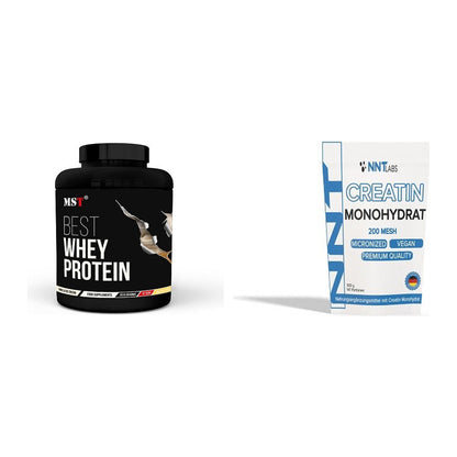 Muskelaufbau-Set: MST Best Whey Protein + NNT Creatin Monohydrat – alle enthaltenen Artikel