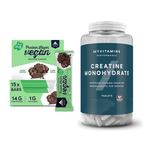 Muskelaufbau-Set: Multipower Vegan Protein + MyProtein MyVitamins – alle enthaltenen Artikel