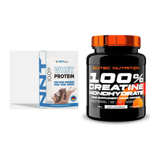 Muskelaufbau-Set: NNT Whey + Scitec Creatine Monohydrate – alle enthaltenen Artikel