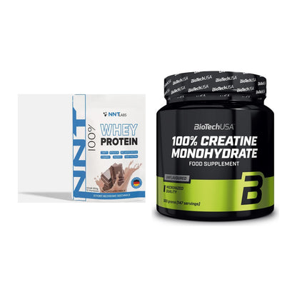 Muskelaufbau-Set: NNT Whey + BioTech Creatine Monohydrate – alle enthaltenen Artikel