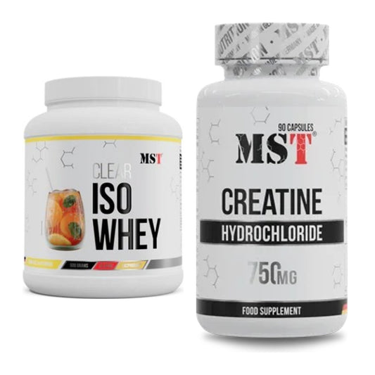 Muskelaufbau-Set: MST Iso Clear + MST Creatin HCL – alle enthaltenen Artikel