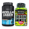 Muskelaufbau-Set: BioTech Micellar Casein + Weider Creatin HCL – alle enthaltenen Artikel