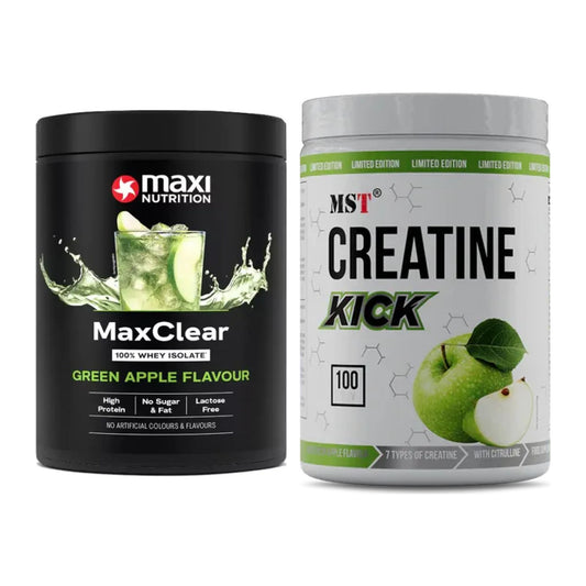 Muskelaufbau-Set: MaxiNutrition MaxClear + MST Creatine Kick – alle enthaltenen Artikel
