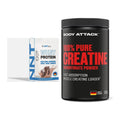 Muskelaufbau-Set: NNT Whey + Body Attack 100% Pure Creatine – alle enthaltenen Artikel