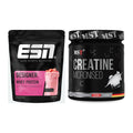 Muskelaufbau-Set: ESN Designer Whey + MST Creatin Monohydrate – alle enthaltenen Artikel