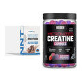 Muskelaufbau-Set: NNT Whey 450g (Erdbeer) + Weider Micronized – alle enthaltenen Artikel