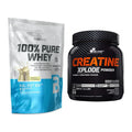 Muskelaufbau-Set: BioTech 100% Pure Whey + Olimp Creatine Xplode – alle enthaltenen Artikel