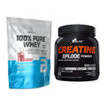 Muskelaufbau-Set: BioTech 100% Pure Whey + Olimp Creatine Xplode – alle enthaltenen Artikel