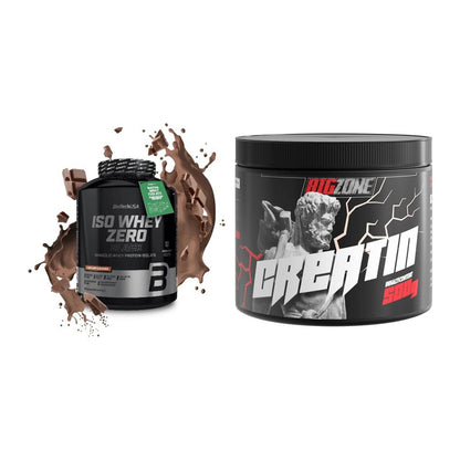 Muskelaufbau-Set: BioTech Iso Whey Zero Black + Big Zone Creatin – alle enthaltenen Artikel