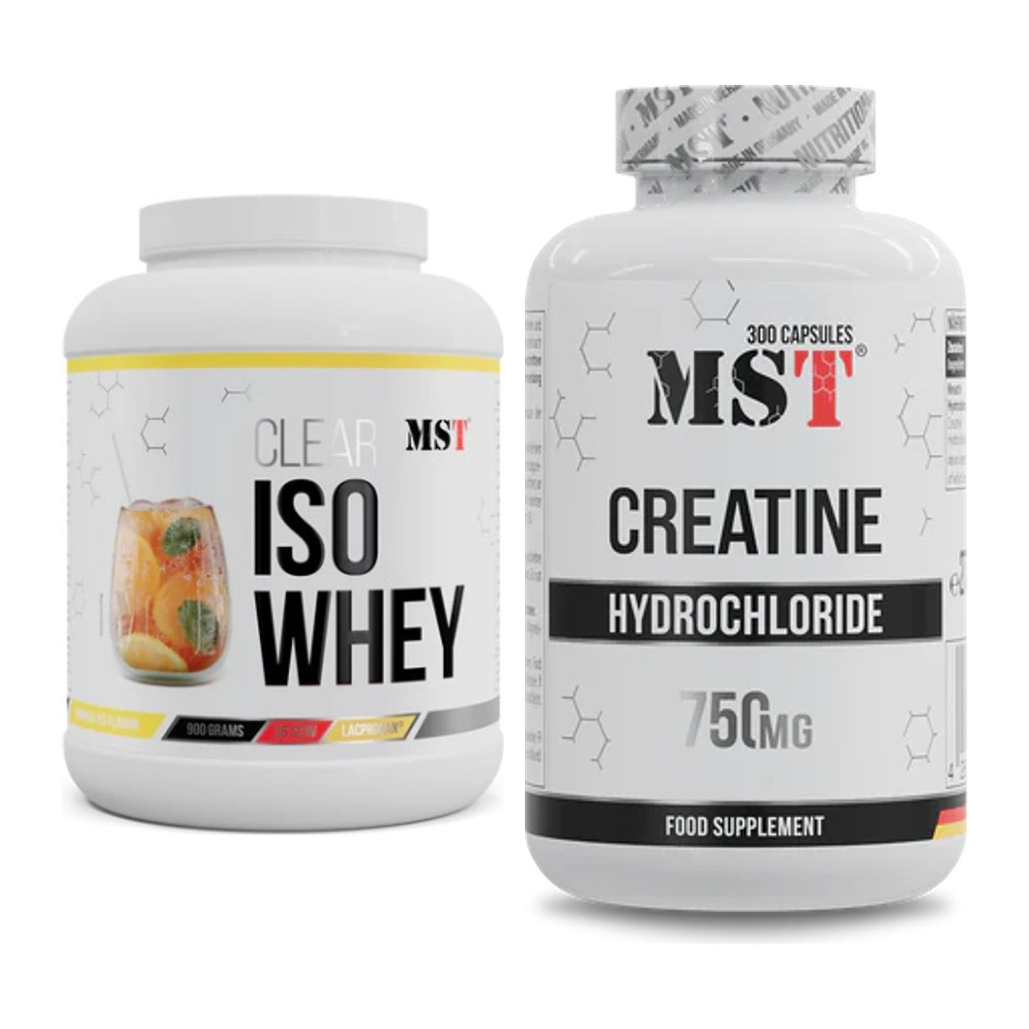 Muskelaufbau-Set: MST Iso Clear + MST Creatine HCL – alle enthaltenen Artikel