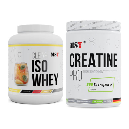 Muskelaufbau-Set: MST Iso Clear + MST Creatin Pro CREAPURE – alle enthaltenen Artikel