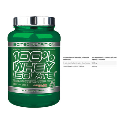 Muskelaufbau-Set: Scitec Whey Isolate + INLEAD Creatine Monohydrate – alle enthaltenen Artikel