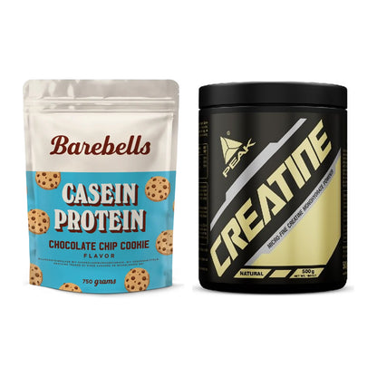 Muskelaufbau-Set: Barebells Casein Protein + Peak Creatin Powder – alle enthaltenen Artikel