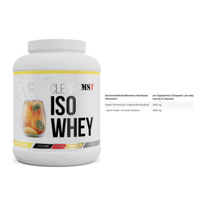 Muskelaufbau-Set: MST Iso Clear + INLEAD Creatine Monohydrate – alle enthaltenen Artikel