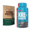 Muskelaufbau-Set: BioTech Vegan Protein + Nutrend Kre-Alkalyn – alle enthaltenen Artikel