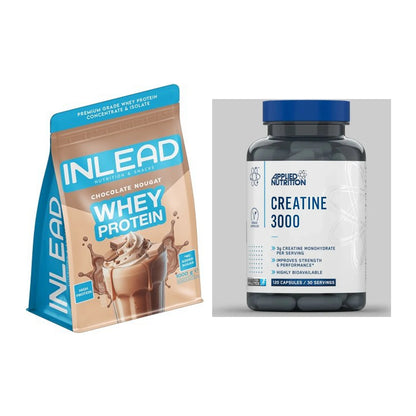 Muskelaufbau-Set: INLEAD Whey Protein + Applied Nutrition – alle enthaltenen Artikel