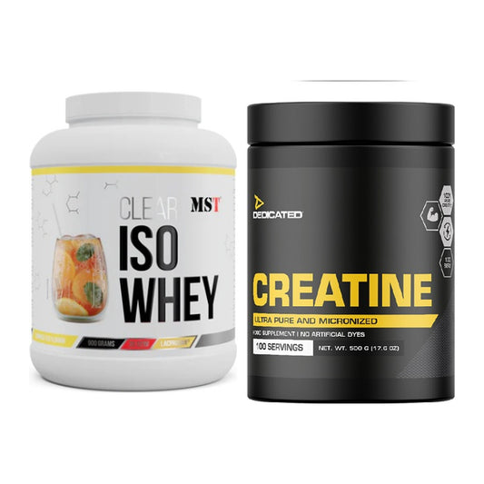 Muskelaufbau-Set: MST Iso Clear + Dedicated Creatine – alle enthaltenen Artikel