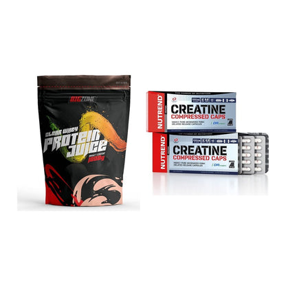 Muskelaufbau-Set: Big Zone Clear Whey + Nutrend Creatine – alle enthaltenen Artikel