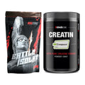 Muskelaufbau-Set: Big Zone Battle Isolate + Sinob Creatin CREAPURE – alle enthaltenen Artikel