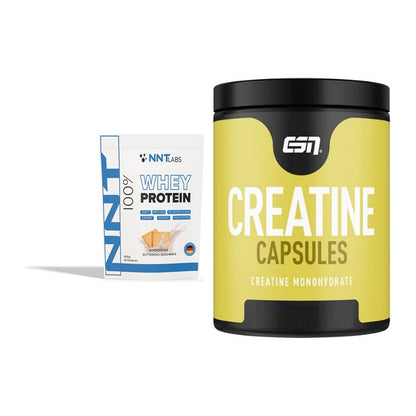 Muskelaufbau-Set: NNT Whey + ESN Ultrapure Creatine – alle enthaltenen Artikel