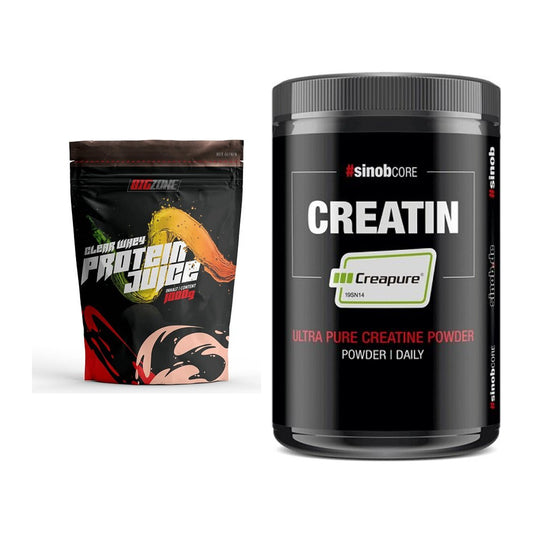 Muskelaufbau-Set: Big Zone Clear Whey + Sinob Creatin CREAPURE – alle enthaltenen Artikel