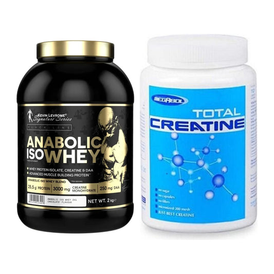 Muskelaufbau-Set: Kevin Levrone Anabolic + Megabol Total Creatine – alle enthaltenen Artikel
