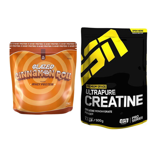 Muskelaufbau-Set: Nanosupps Whey Protein + ESN Ultrapure Creatine – alle enthaltenen Artikel