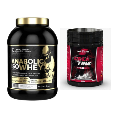Muskelaufbau-Set: Kevin Levrone Anabolic + CREASWISS Creatine 600 – alle enthaltenen Artikel