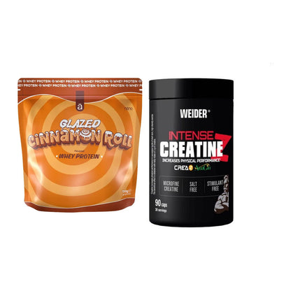 Muskelaufbau-Set: Nanosupps Whey Protein + Weider Intense Pure – alle enthaltenen Artikel