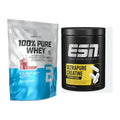 Muskelaufbau-Set: BioTech 100% Pure Whey + ESN Ultrapure Creatine – alle enthaltenen Artikel