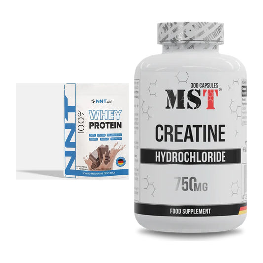 Muskelaufbau-Set: NNT Whey + MST Creatine HCL – alle enthaltenen Artikel