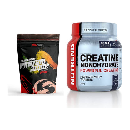 Muskelaufbau-Set: Big Zone Clear Whey + Nutrend Creatine – alle enthaltenen Artikel