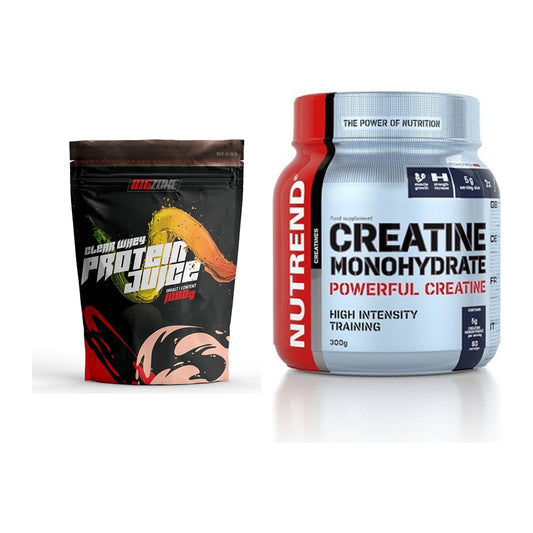 Muskelaufbau-Set: Big Zone Clear Whey + Nutrend Creatine – alle enthaltenen Artikel
