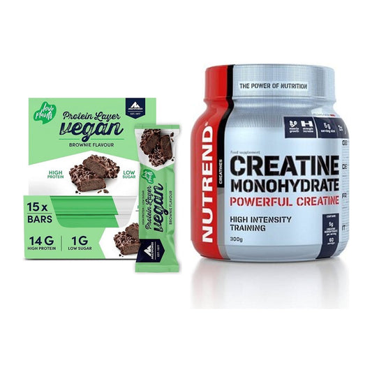 Muskelaufbau-Set: Multipower Vegan Protein + Nutrend Creatine – alle enthaltenen Artikel