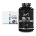 Muskelaufbau-Set: NNT Whey 450g (Erdbeer) + MST Creatine Monohydrate – alle enthaltenen Artikel