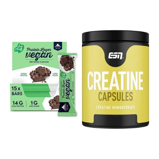 Muskelaufbau-Set: Multipower Vegan Protein + ESN Ultrapure Creatine – alle enthaltenen Artikel
