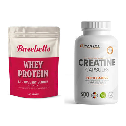 Muskelaufbau-Set: Barebells Whey Protein + ProFuel Creatine – alle enthaltenen Artikel