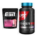 Muskelaufbau-Set: ESN Designer Whey + EFX Kre-Alkalyn Ripped Kapsel – alle enthaltenen Artikel