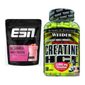 Muskelaufbau-Set: ESN Designer Whey + Weider Creatin HCL – alle enthaltenen Artikel