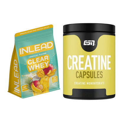 Muskelaufbau-Set: INLEAD Clear Whey Isolate + ESN Ultrapure Creatine – alle enthaltenen Artikel